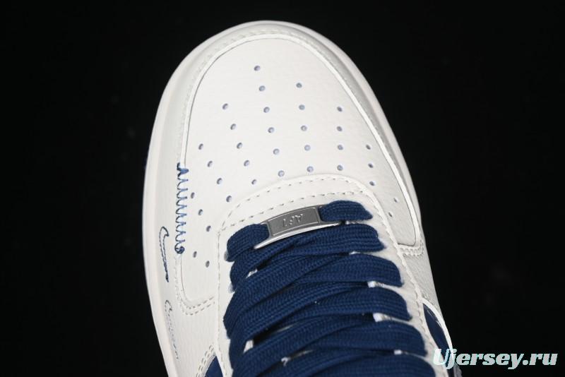 Nike Air Force 1 '07 Low The North Face Collaboration Off-White Blue Diamond Casual Sneakers - DM6688-001
