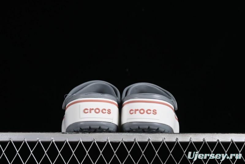 Crocs Crocband Platform Rainbow Comfortable Thick-Soled Clog Sandals - B.D4