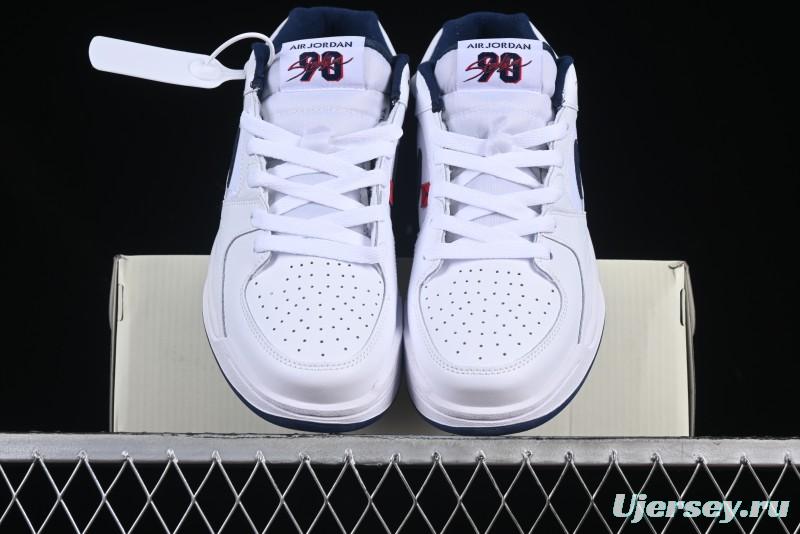 Nike Air Jordan Stadium 90 AJ Casual Sneakers with Midfoot Mesh Panels and Shark Tooth Design - HJ4406-100