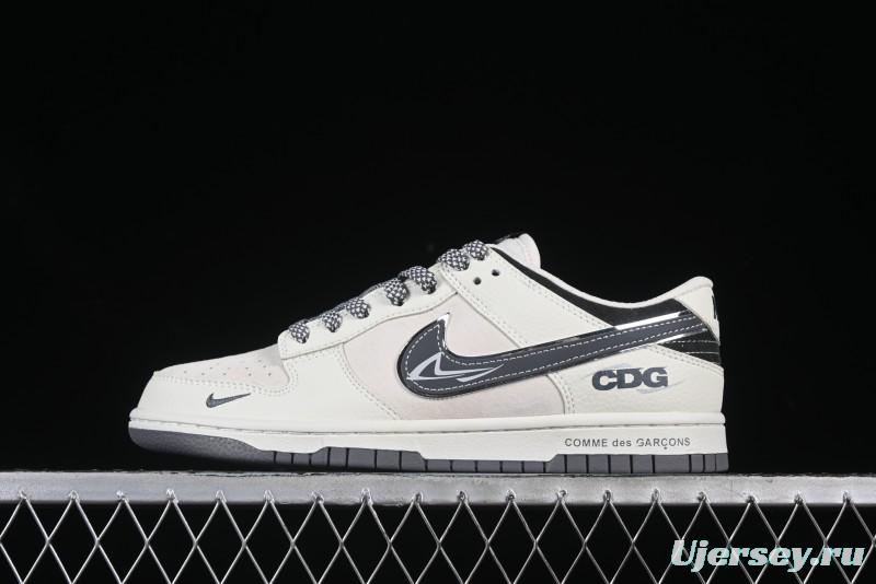 Nike SB Dunk Low CDG Collaboration Anniversary High-End Customized Low-Top Casual Sneakers - DJ2024-134
