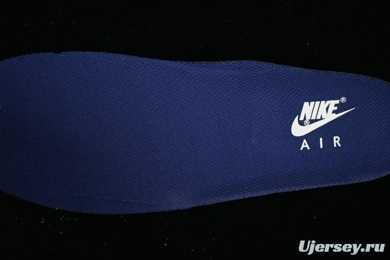 Nike Air Force 1 '07 Low Bape Collaboration - Blue Four Small Swoosh Casual Sneakers - KK1988-036