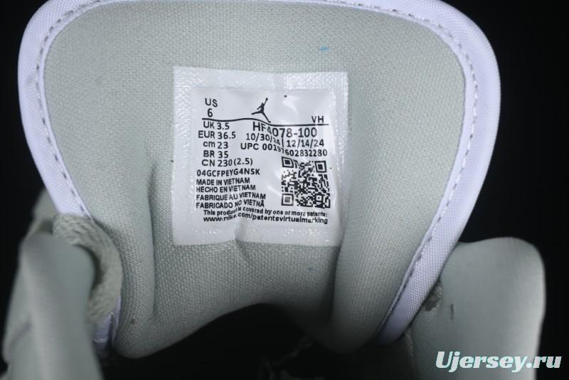 Nike Air Jordan 1 Low AJ1 Amber Green Low-Top Casual Sneakers - HF4078-100