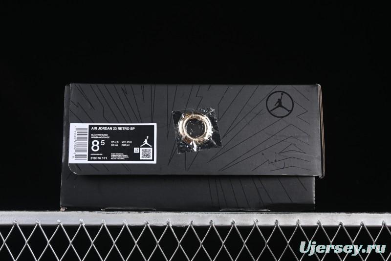 Nike Air Jordan 23 AJ23 Mid Retro Casual Basketball Shoes with Visible Air Cushion - 318376-101