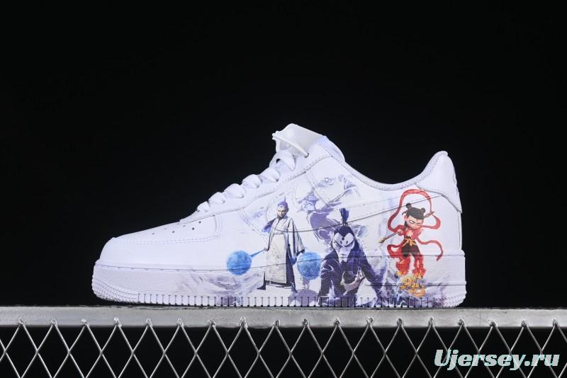 Nike Air Force 1 '07 Low Casual Sneakers with Built-in Full-Length Air Cushion - DD8959-100