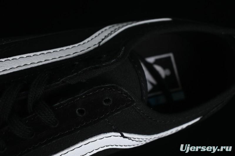 Vans Style 36 SF All Black Skate Shoes with Killer Whale Half-Toe Cap Design - VN0A3MVLB8C