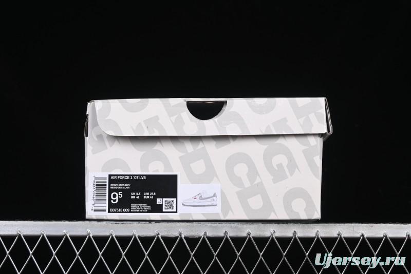 Nike Air Force 1 '07 Low The North Face Collaboration Beige Grey Red Label Casual Sneakers - BB7518-009