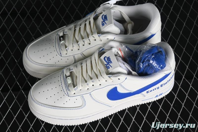 Nike Vlone x Air Force 1 '07 Low Collaboration Light Blue Casual Sneakers - AA5360-011