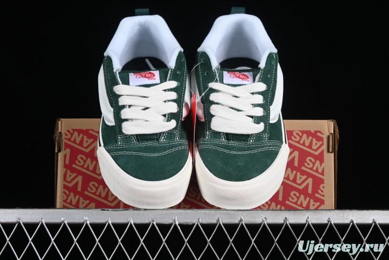 Vans Classics Knu Skool Green Platform Sneakers - VN0AUAK374