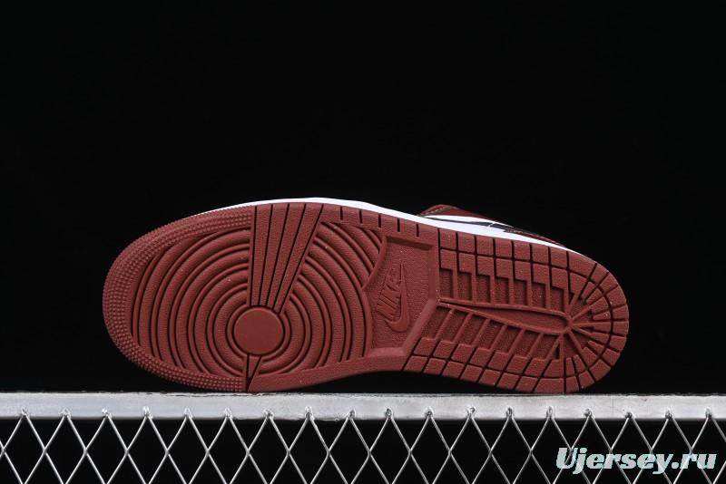 Nike Air Jordan 1 Low AJ1 White University Red Casual Sneakers - HF3148-102