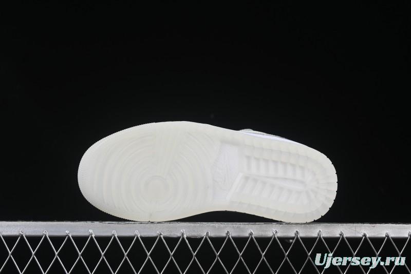 Nike Air Jordan 1 Low AJ1 Amber Green Low-Top Casual Sneakers - HF4078-100