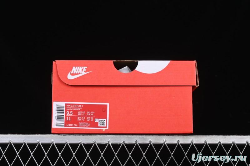 Nike Air Max 1 Retro Running Shoes with Half-Sole Air Cushion - HJ9292-070