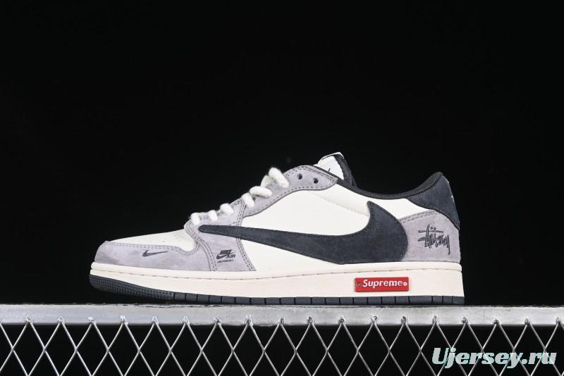 Nike Travis Scott x Fragment Design x Air Jordan 1 Low OG SP AJ1 Sneakers - SJ2068-140