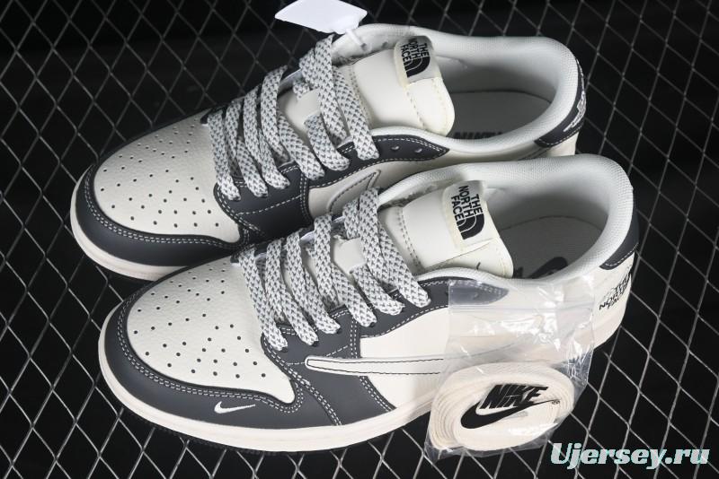 Nike Travis Scott x Fragment Design x Air Jordan 1 Low OG SP AJ1 Low Top Casual Sneakers - XS6089-509