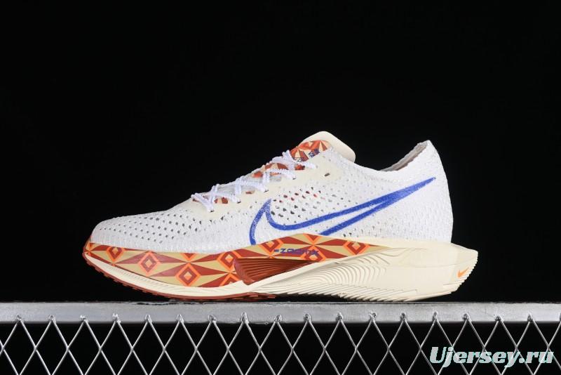 Nike ZoomX Vaporfly NEXT% 3 Marathon Series Lightweight Cushioned Running Shoes with Double-Layered ZoomX Foam - FQ7676-100