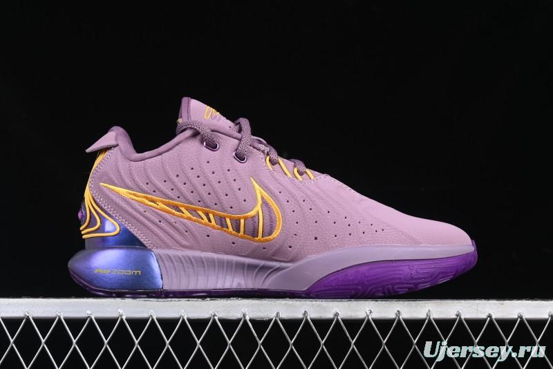 Nike LeBron XXI EP Basketball Shoes with Zoom Air Cushion and Rope Lacing System - FV2345-500