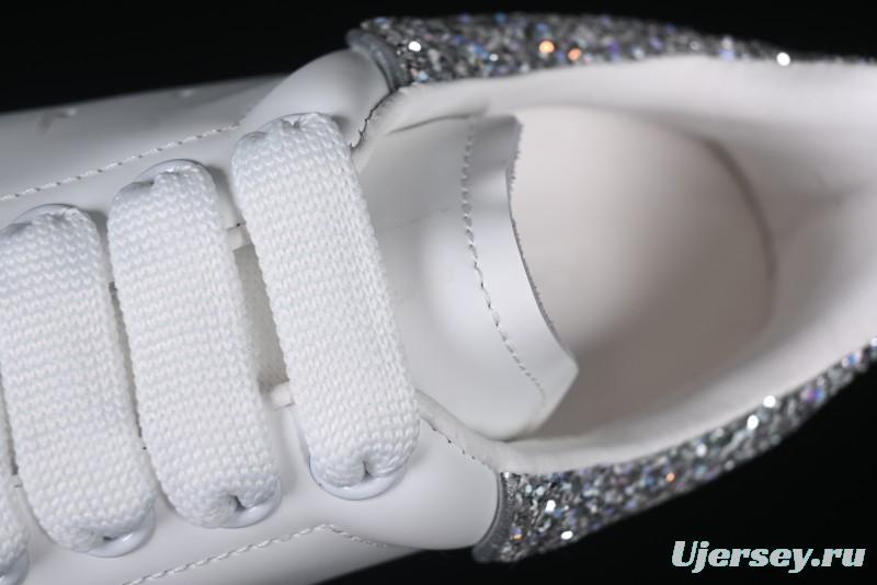 Alexander McQueen Oversized Sneakers with White Crystals - D.E5