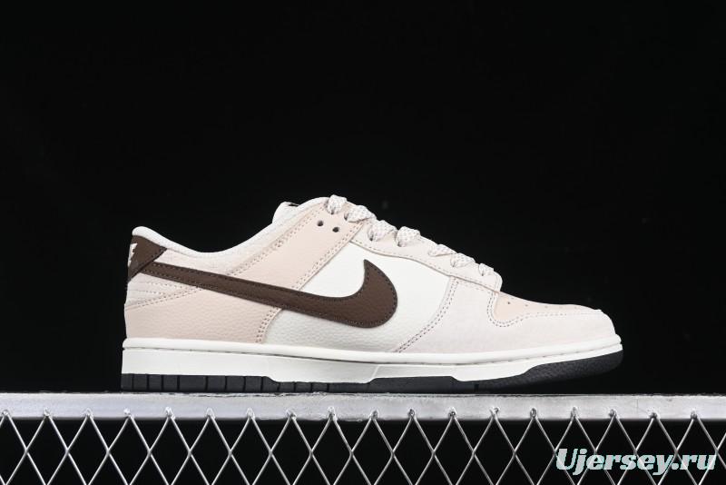Nike SB Dunk Low Burberry Collaboration Patch Brown Swoosh Anniversary Custom Low-Top Casual Skate Shoes - DJ2024-088