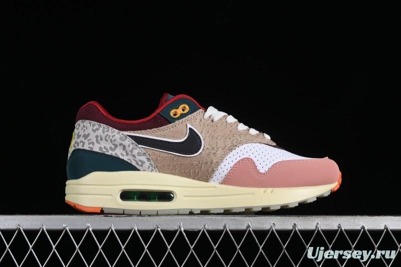 Nike Air Max 1 Retro Running Shoes with Half-Sole Air Cushion - HO2639-100