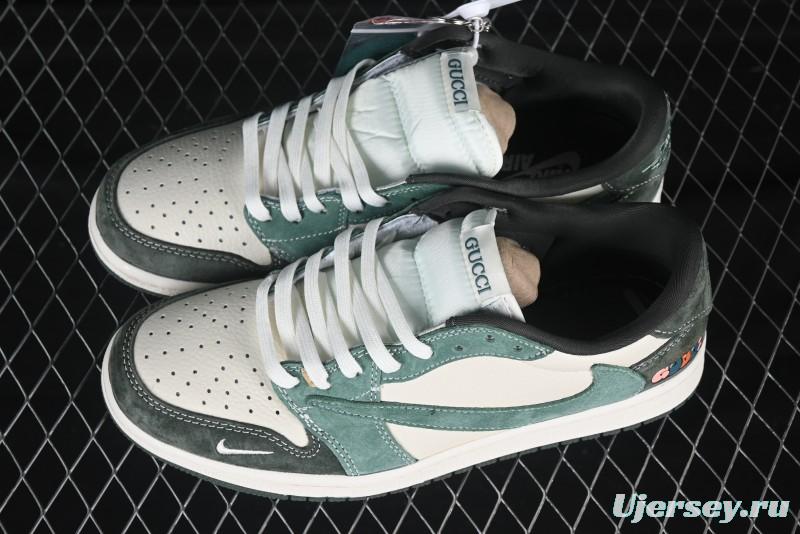 Nike Travis Scott x Fragment Design x Air Jordan 1 Low OG SP Sneakers - XS2024-026