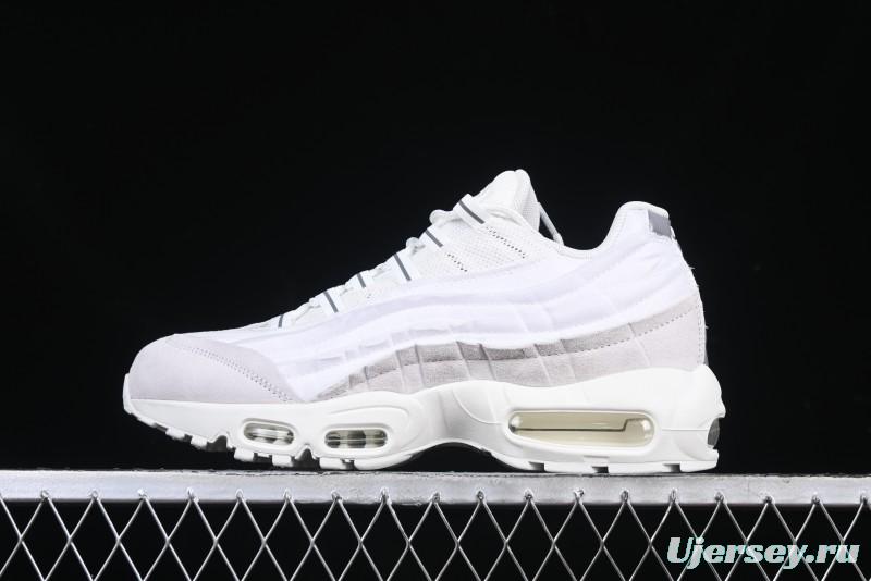 Nike Air Max 95 Retro Running Shoes with Air Cushion - CU8406-100