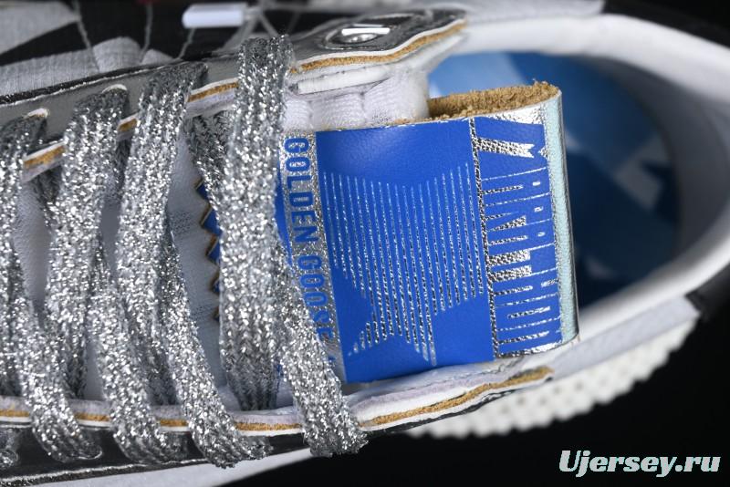 Golden Goose Marathon Silver Comfortable Low-Top Lifestyle Sneakers - X.E5