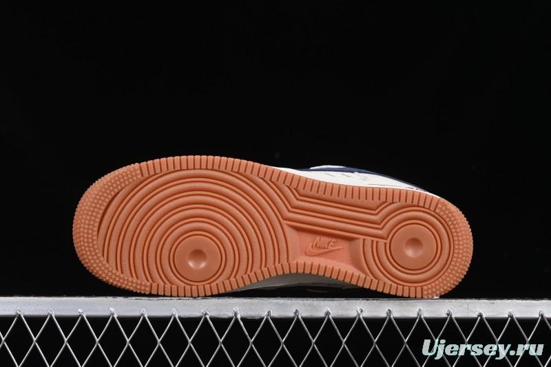 Nike Air Force 1 '07 Low Stussy Collaboration Year of the Snake Limited Edition Red Snake Low-Top Casual Sneakers - XS1958-502