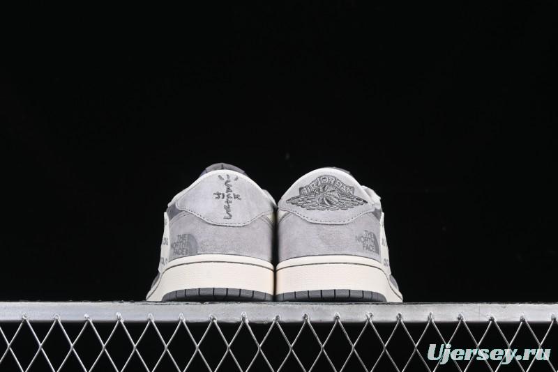 Nike Travis Scott x Fragment Design x Air Jordan 1 Low OG SP AJ1 Low Top Culture Casual Sneakers - XS3086-008