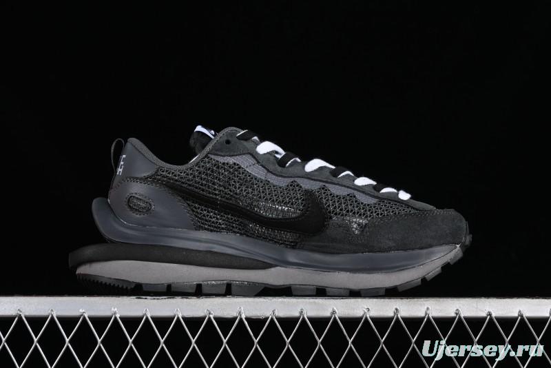Nike Sacai VaporWaffle 3.0 Deconstructed Sneakers with Overlapping Swoosh and Double Tongue - CV1363-105