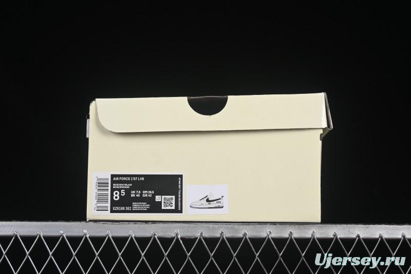 Nike Air Force 1 '07 Low Supreme Collaboration Two-Tone Beige Low-Top Casual Sneakers - XZ6188-362