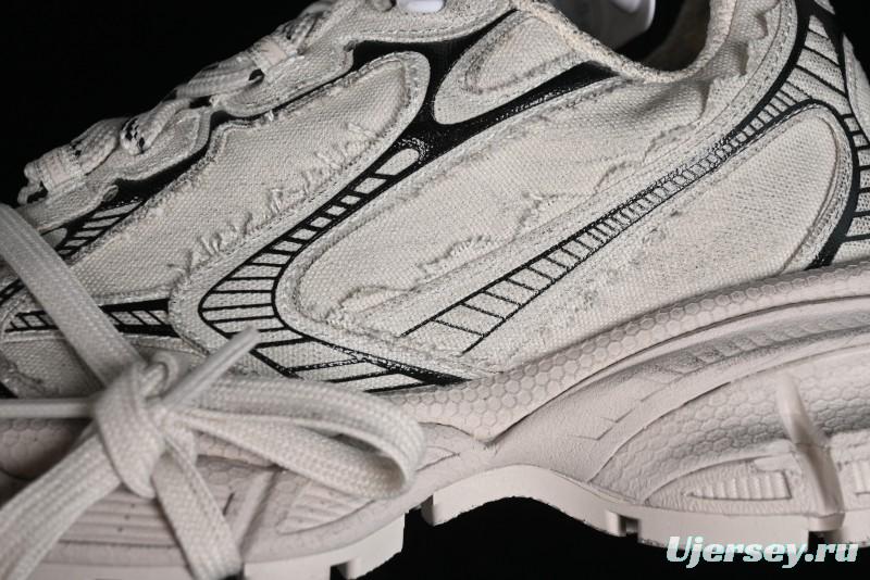 Balenciaga Phantom Sneaker 10th Generation Trend Running Shoes with Transparent Heel Strap - W3XDC2002