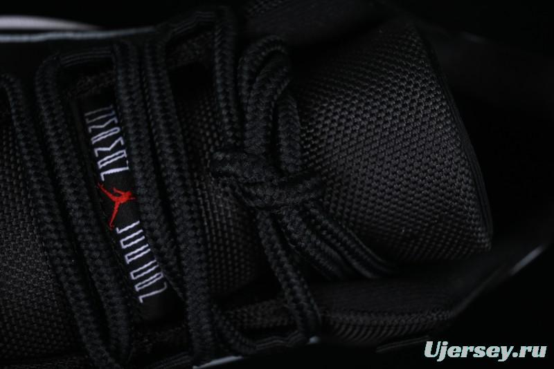 Nike Air Jordan 11 Low Bred Basketball Shoes with Patent Leather and Carbon Fiber - FV5104-006