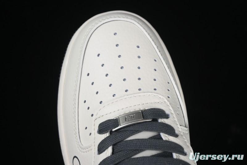 Nike Air Force 1 '07 Low Gucci Collaboration Beige Grey Pattern Low-Top Casual Sneakers - XZ6188-723