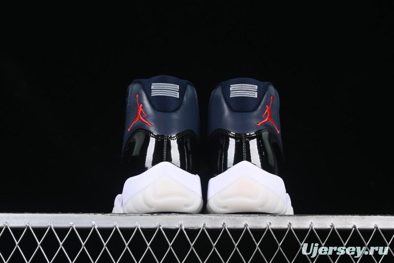 Nike Air Jordan 11 Retro High Navy Blue Basketball Shoes - CT8012-406