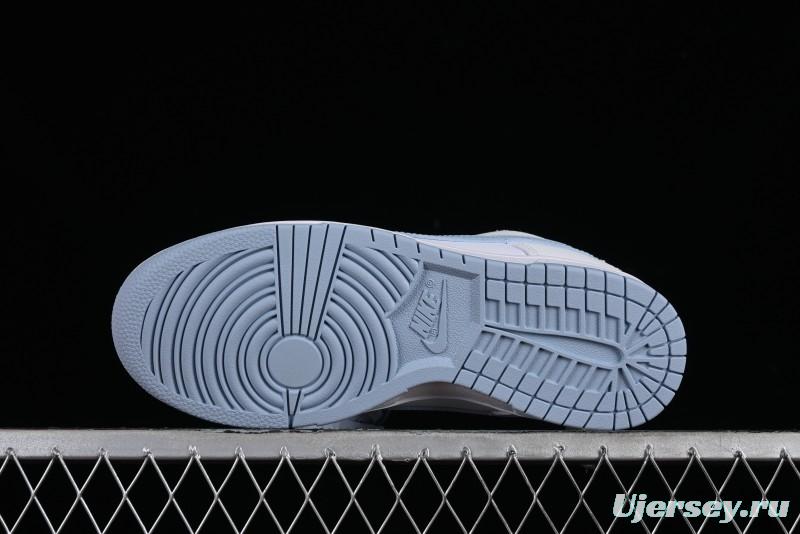 Nike SB Dunk Low Light Blue White Skateboarding Shoes - DV0831-109