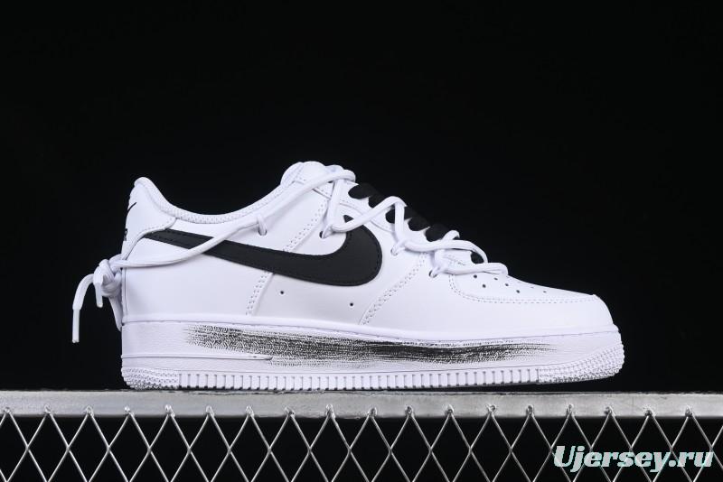 Nike Air Force 1'07 Low Custom 2D Daisy Graffiti Hand-Painted Casual Sneakers - CK0316-060