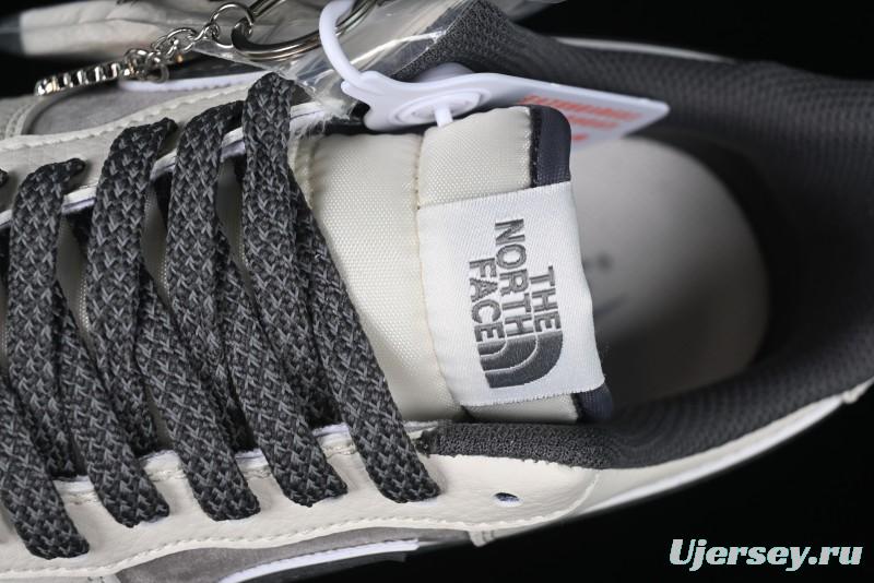 Nike Air Force 1 '07 Low Supreme Collaboration Custom Casual Sneakers with Grey Swoosh - DM6688-056