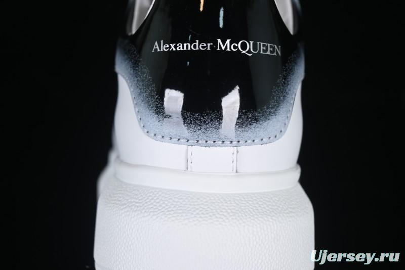 Alexander McQueen Oversized Sneakers with Gradient Black Detailing - D.E5