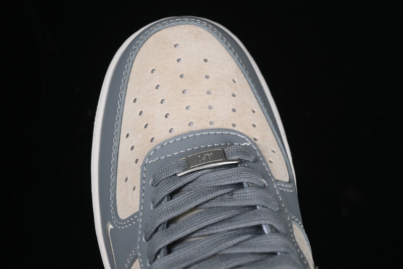Nike Air Force 1 '07 Low The North Face Collaboration Light Blue Gum Sole Low-Top Casual Sneakers - DM6688-022