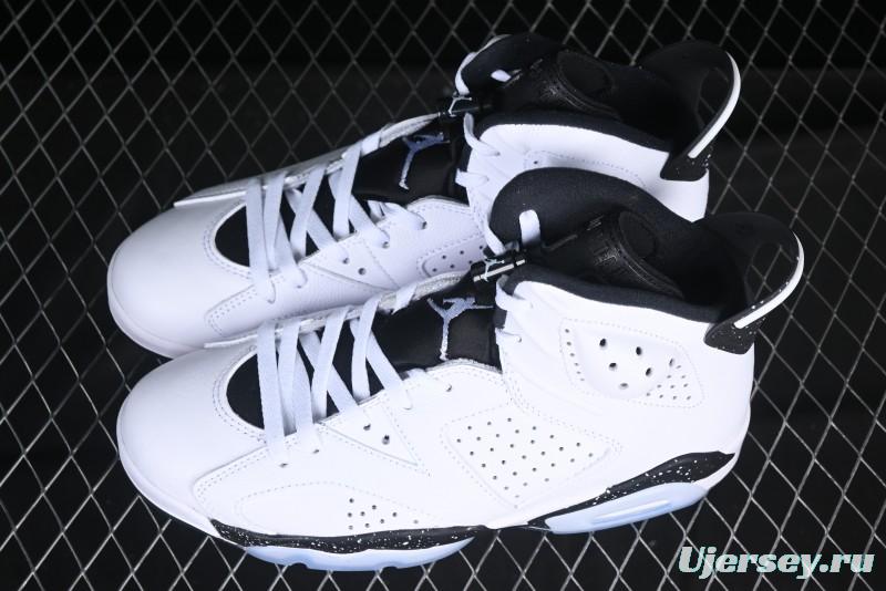 Nike Air Jordan 6 Retro White And Black Basketball Shoes - CT8529-112