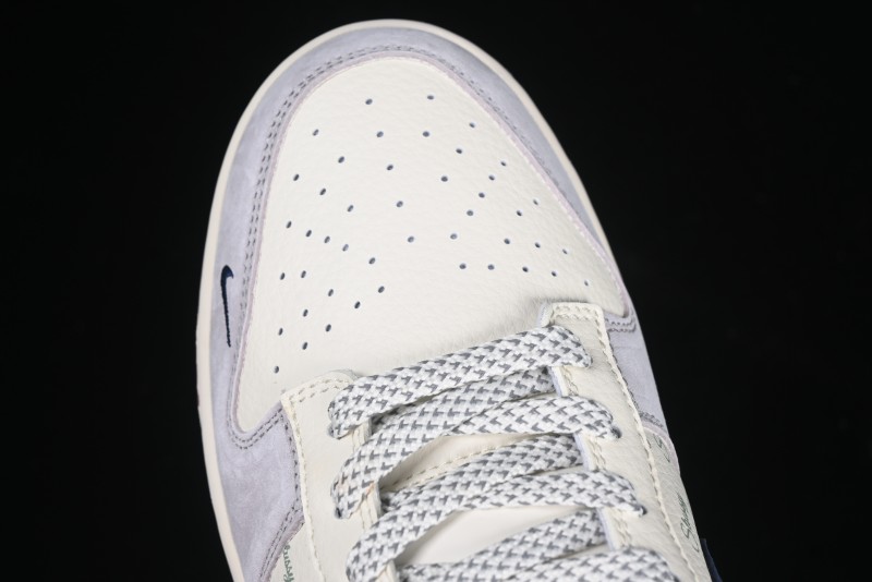 Nike SB Dunk Low Stussy Collaboration Blue Swoosh Gum Sole Anniversary Custom Low-Top Casual Sneakers - XS1086-012