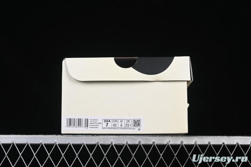 Nike Travis Scott x Fragment Design x Air Jordan 1 Low OG SP AJ1 Low Top Casual Sneakers - AG3702-808