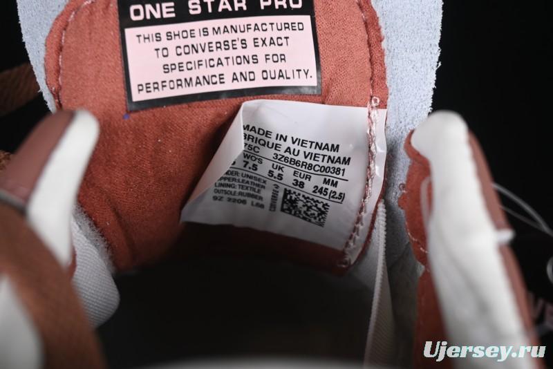 Converse One Star Pro Ox Low Top Skate Shoes in Shaved Ice Colorway - A03675C