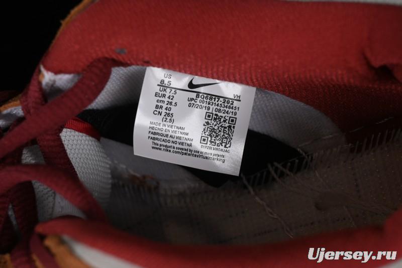 Nike SB Dunk Low Pro Brown Red Colorway SB Low Top Casual Skate Shoes - BQ6817-202