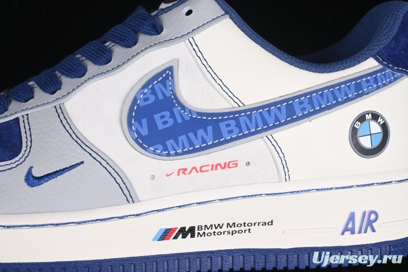 Nike Air Force 1 '07 Low BMW Collaboration Sky Blue White Low-Top Casual Sneakers - DM6688-017