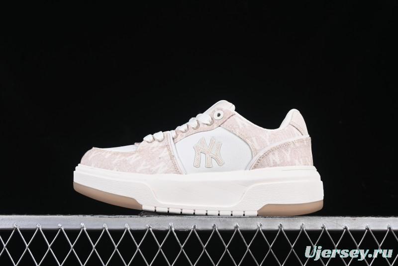 New York Yankees MLB Chunky Liner Denim Monogram SL Platform Sandals - 3ASXS015N50BGS