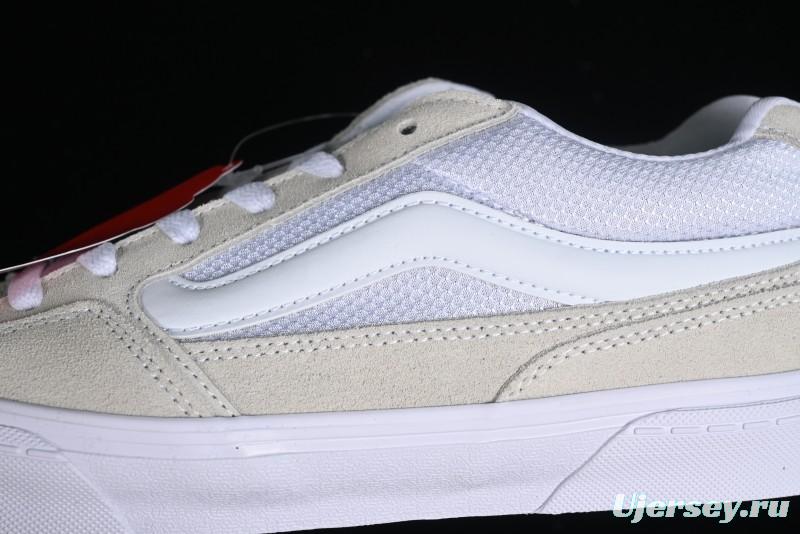 Vans Caldrone Chunky Retro Sneakers in White with Enhanced Cushioning - VN0007P9WHT