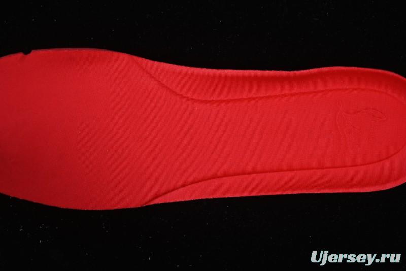 Christian Louboutin Funnyto Flat French Luxury Brand Green Color Block Low Top Sneakers - X.D4