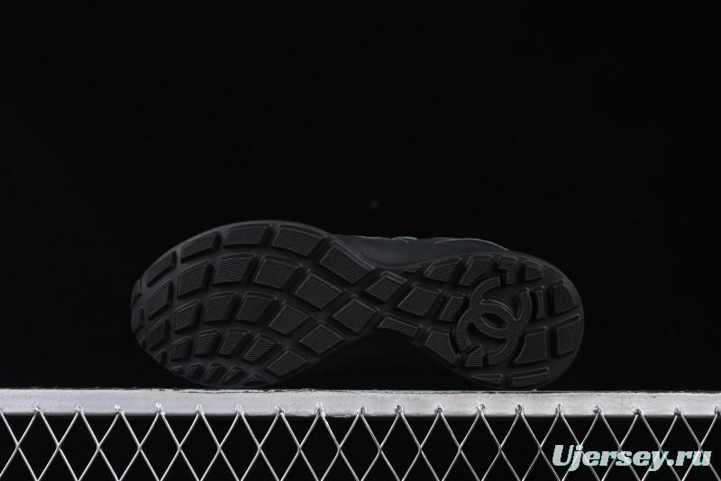 Chanel 25C Tie-Up Flat Casual Lifestyle Shoes - G46372