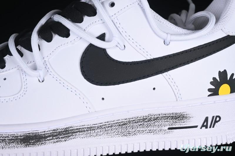 Nike Air Force 1'07 Low Custom 2D Daisy Graffiti Hand-Painted Casual Sneakers - CK0316-060