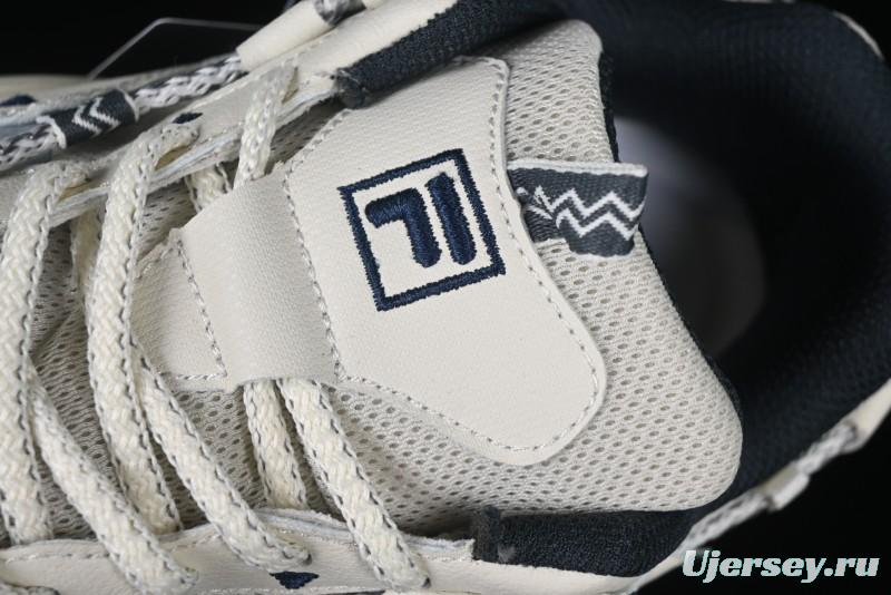 Fila Fusion Retro Mars Running Shoes with Lace-Up Design and Cushioned Sole - F12W432101FSH